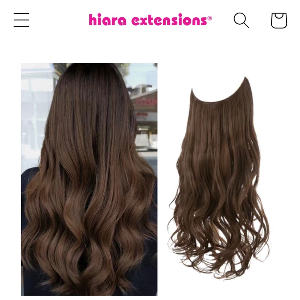Hiara Dark Brown Halo Extension